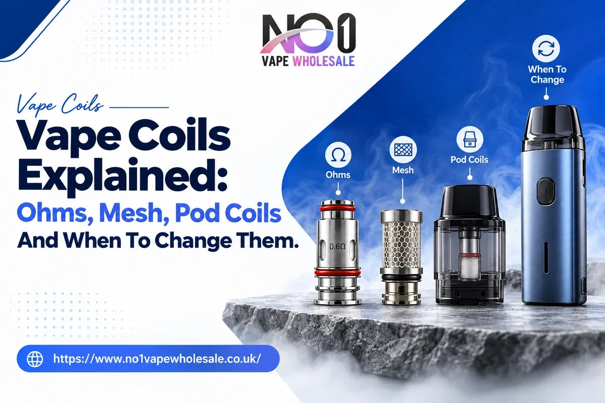 Vape Coils Explained: Ohms, Mesh, Pod Coils And When To Change Them