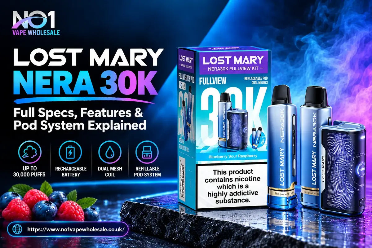 Lost Mary Nera 30K: Full Specs, Features & Pod System Explained