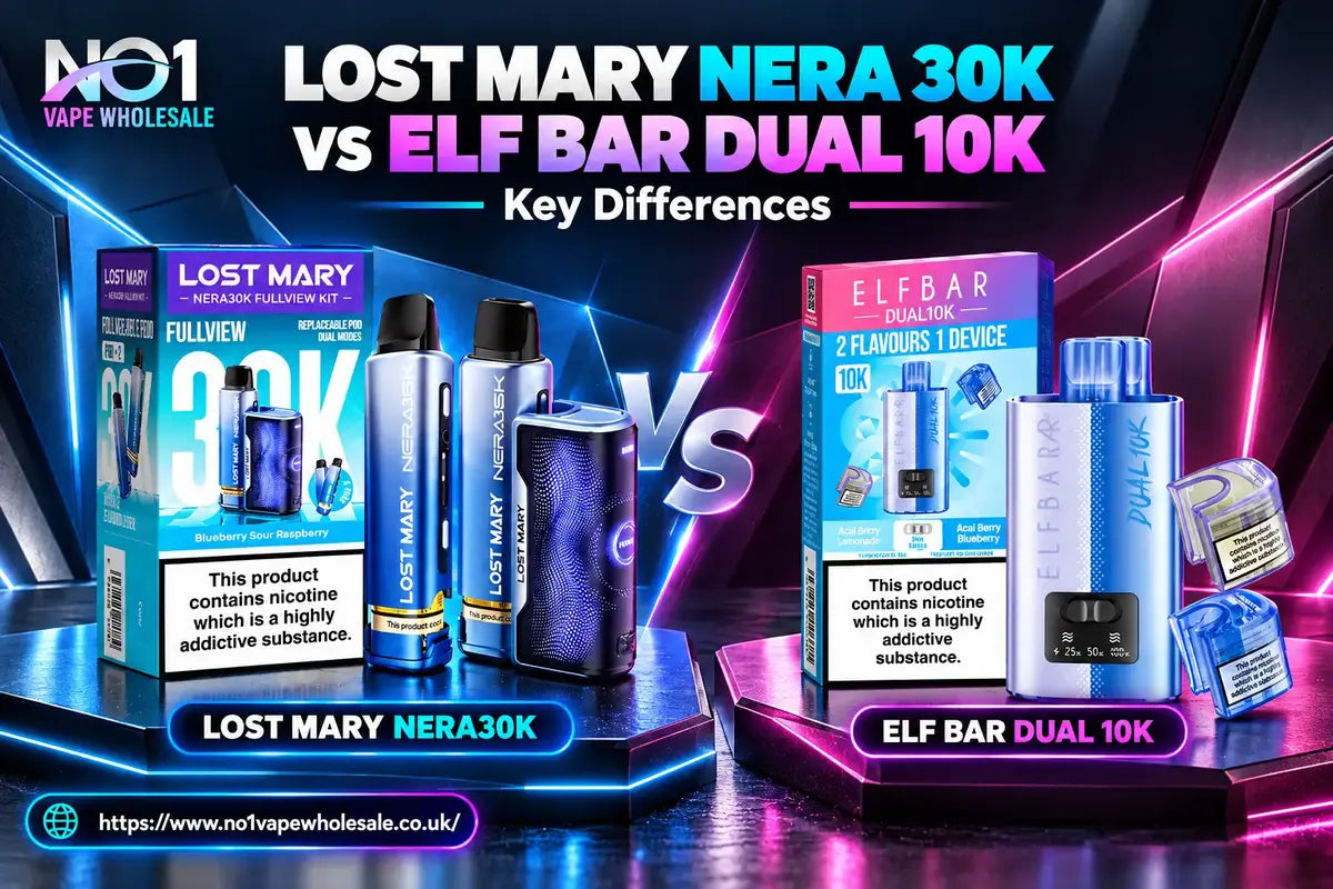 Lost Mary Nera vs Elf Bar Dual 10K: Key Differences