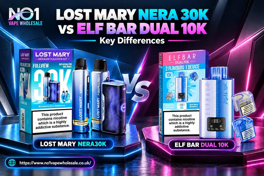 Lost Mary Nera vs Elf Bar Dual 10K: Key Differences