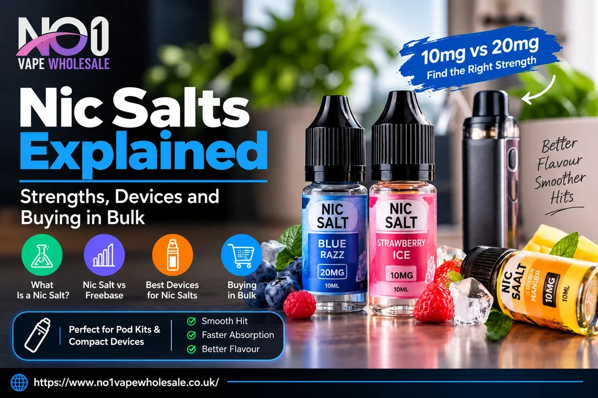 Nic Salts Explained: Strengths, Devices And Buying In Bulk