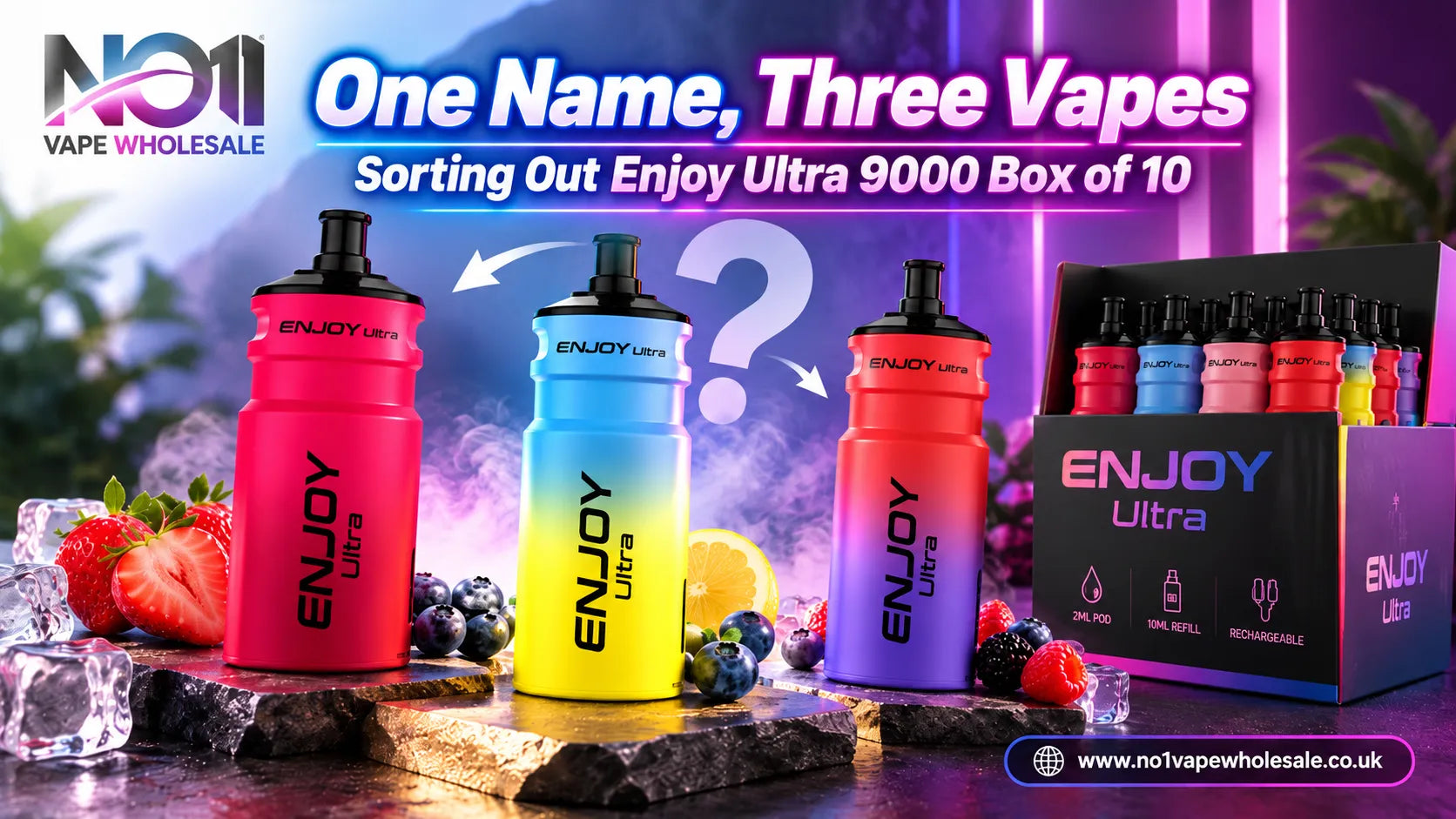 One Name, Three Vapes: Sorting Out Enjoy Ultra 9000 Box of 10