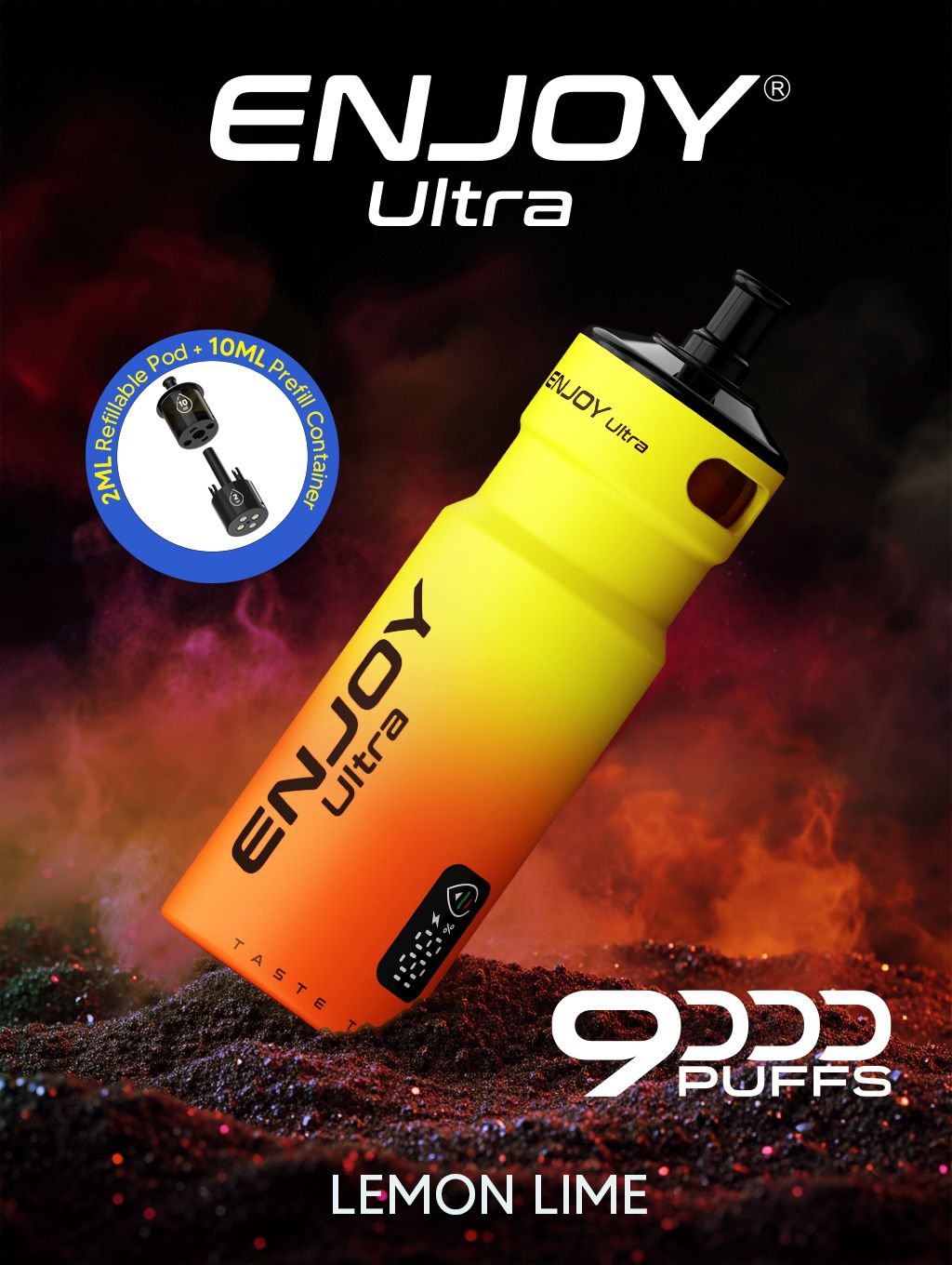 Box of 5 Enjoy Ultra 9000 Puffs