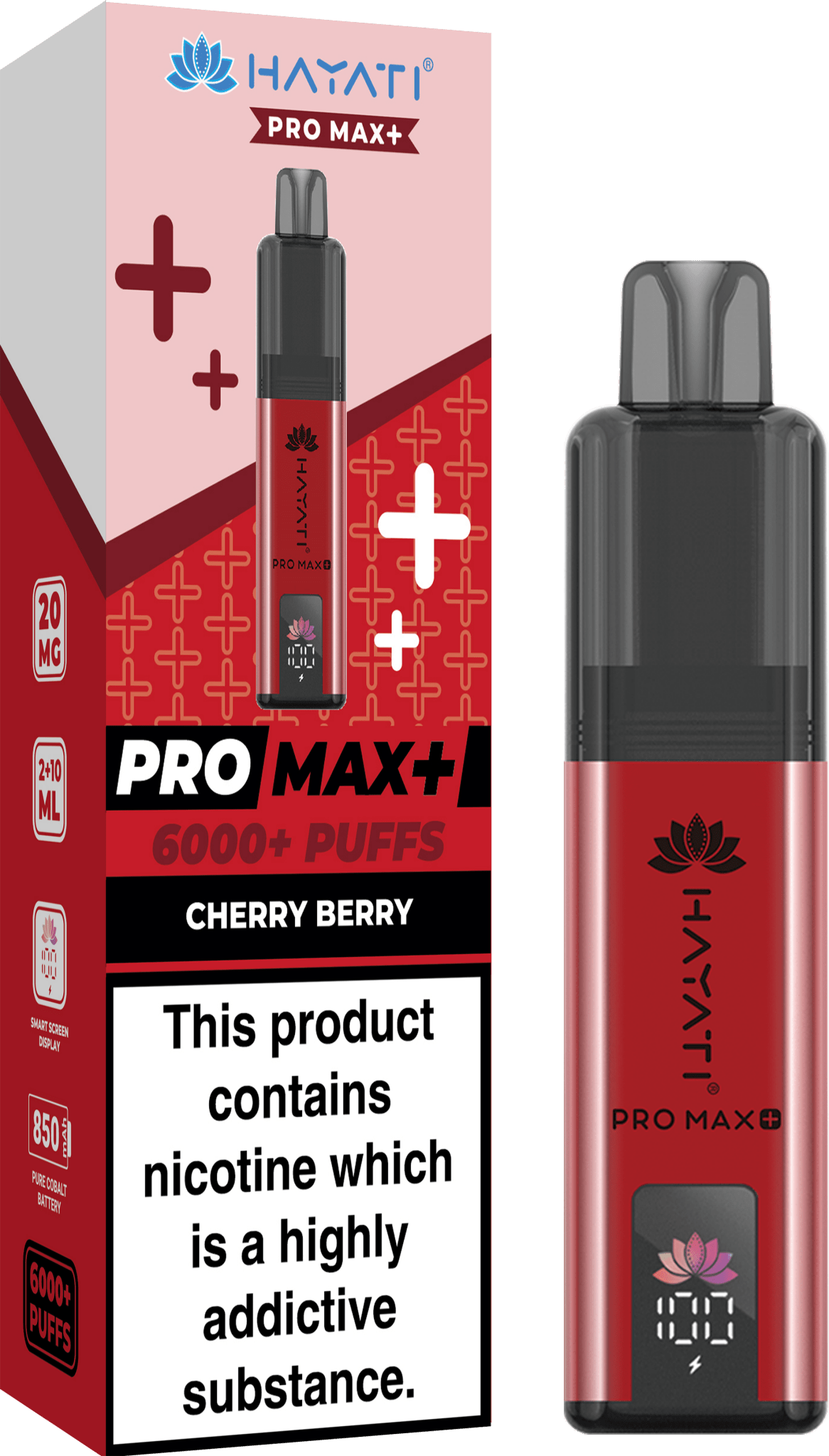 hayati pro max 6000 puffs box of 5 Hayati Pro Max Plus 6k Puffs Prefilled Pods I Box of 5 main image 1