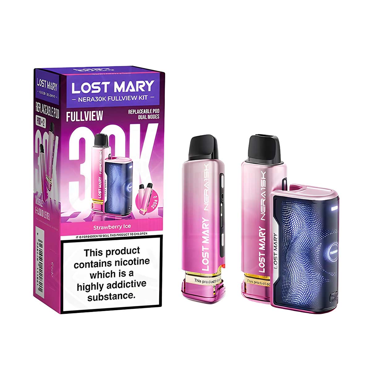Lost Mary Nera 30K Prefilled Pod Kit - Box of 5 Lost Mary Nera 30K Prefilled Pod Kit - Box of 5