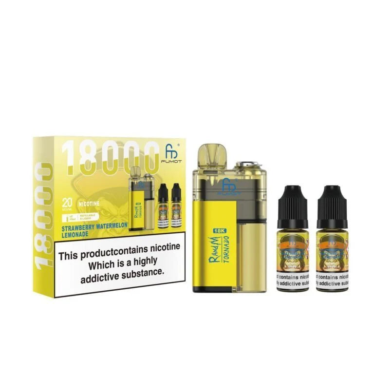 RandM Tornado 18K Puffs Prefilled Pod Kit - Box of 5 RandM Tornado 18K Puffs Prefilled Pod Kit - Box of 5