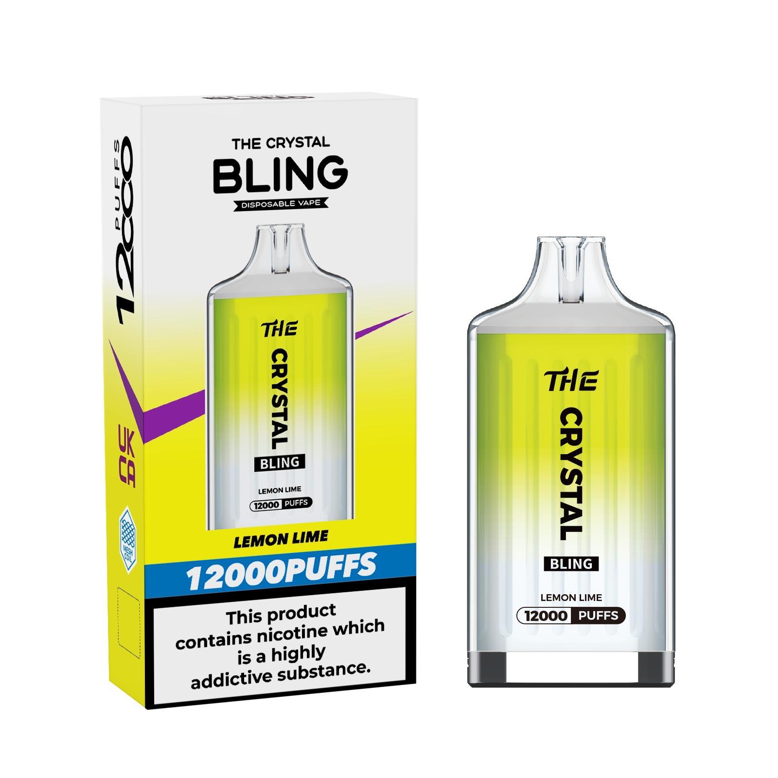 The Crystal Bling 12000 Puff Disposable Vape | Box of 10 The Crystal Bling 12000 Puff Disposable Vape | Box of 10