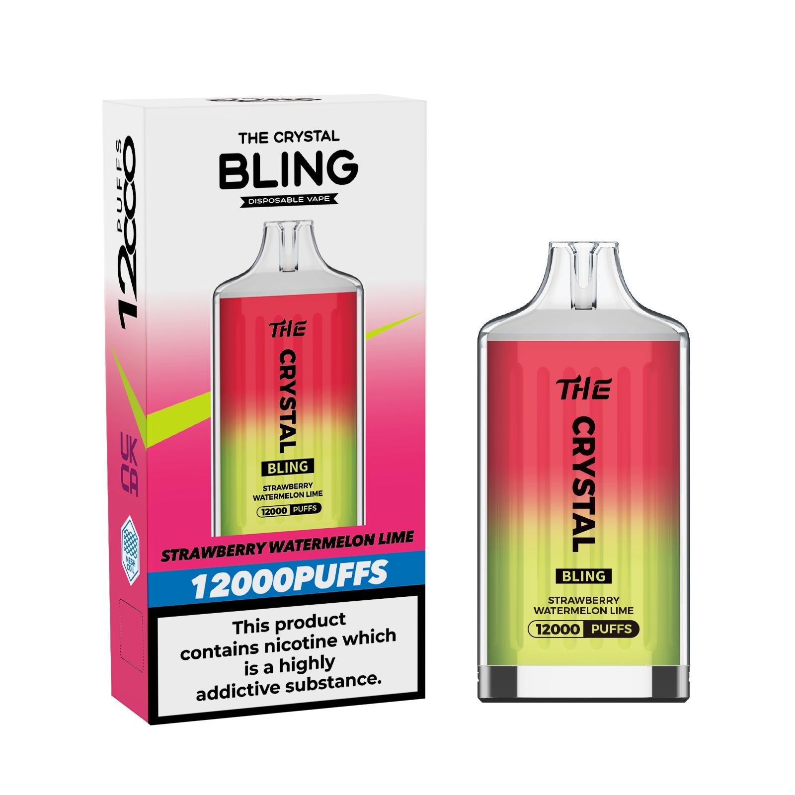 The Crystal Bling 12000 Puff Disposable Vape | Box of 10 The Crystal Bling 12000 Puff Disposable Vape | Box of 10