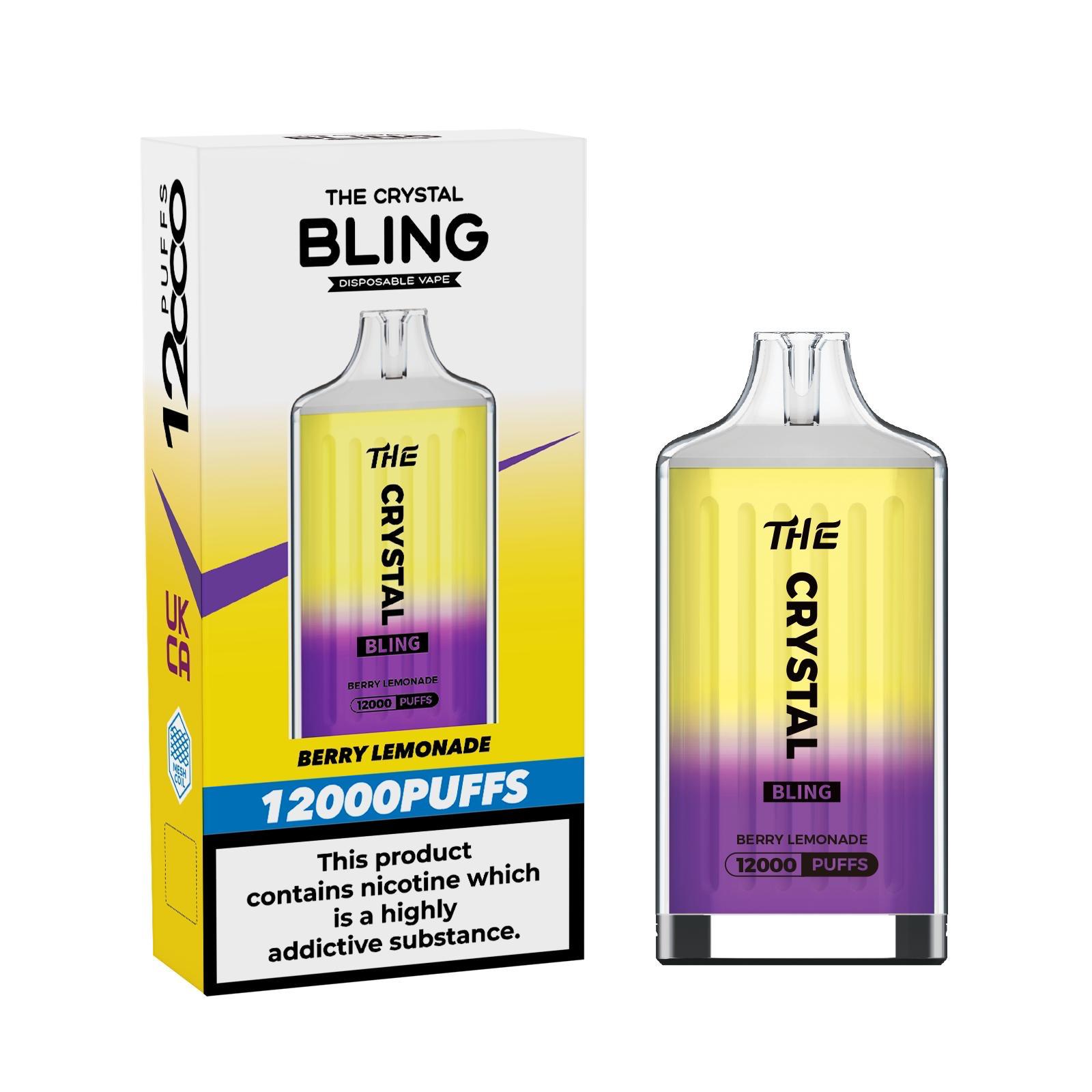 The Crystal Bling 12000 Puff Disposable Vape | Box of 10 The Crystal Bling 12000 Puff Disposable Vape | Box of 10