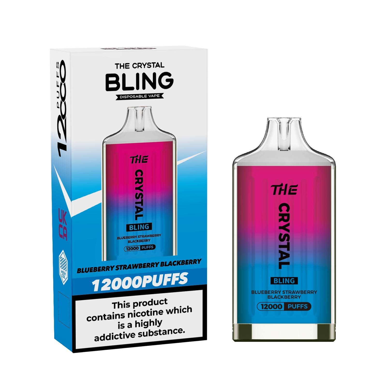 The Crystal Bling 12000 Puff Disposable Vape | Box of 10 The Crystal Bling 12000 Puff Disposable Vape | Box of 10