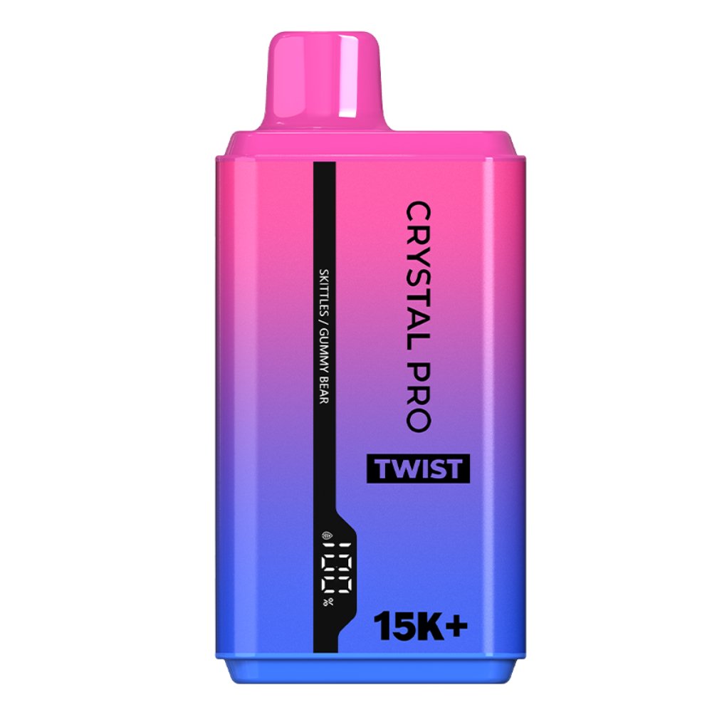 The Crystal Pro Twist 15000 Puffs Disposable Vape | Box of 5 The Crystal Pro Twist 15000 Puffs Disposable Vape | Box of 5